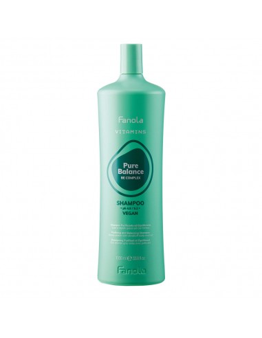 Fanola Vitamins Pure Balance Be Complex Shampoo 1000ml - shampoo purificante equilibrante